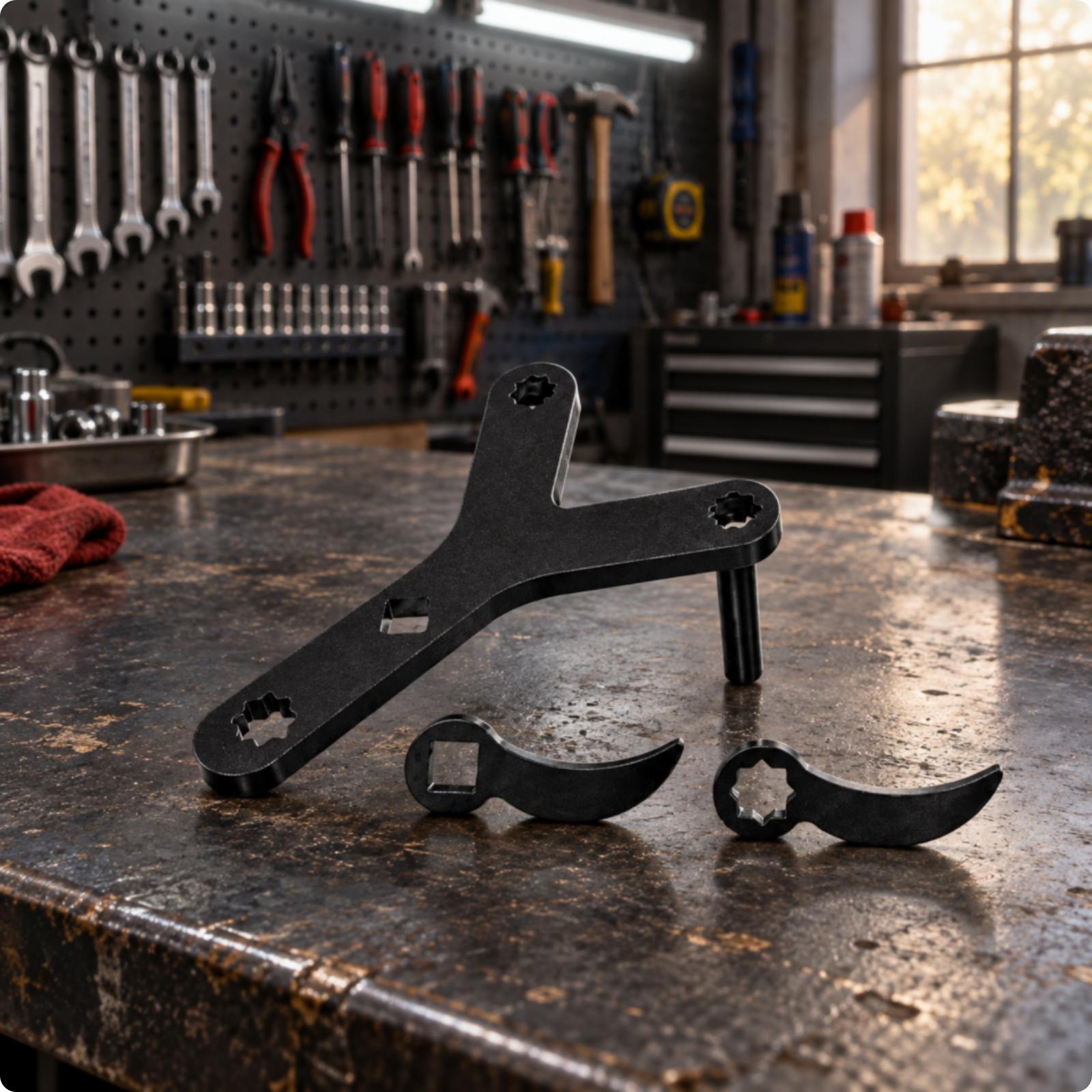 Auto Repair Tools - 自動車修理や家庭での使用に適した、湾曲したレバー設計を採用したサスペンションアーム取り外しキット、コントロールアームプーラーツール。