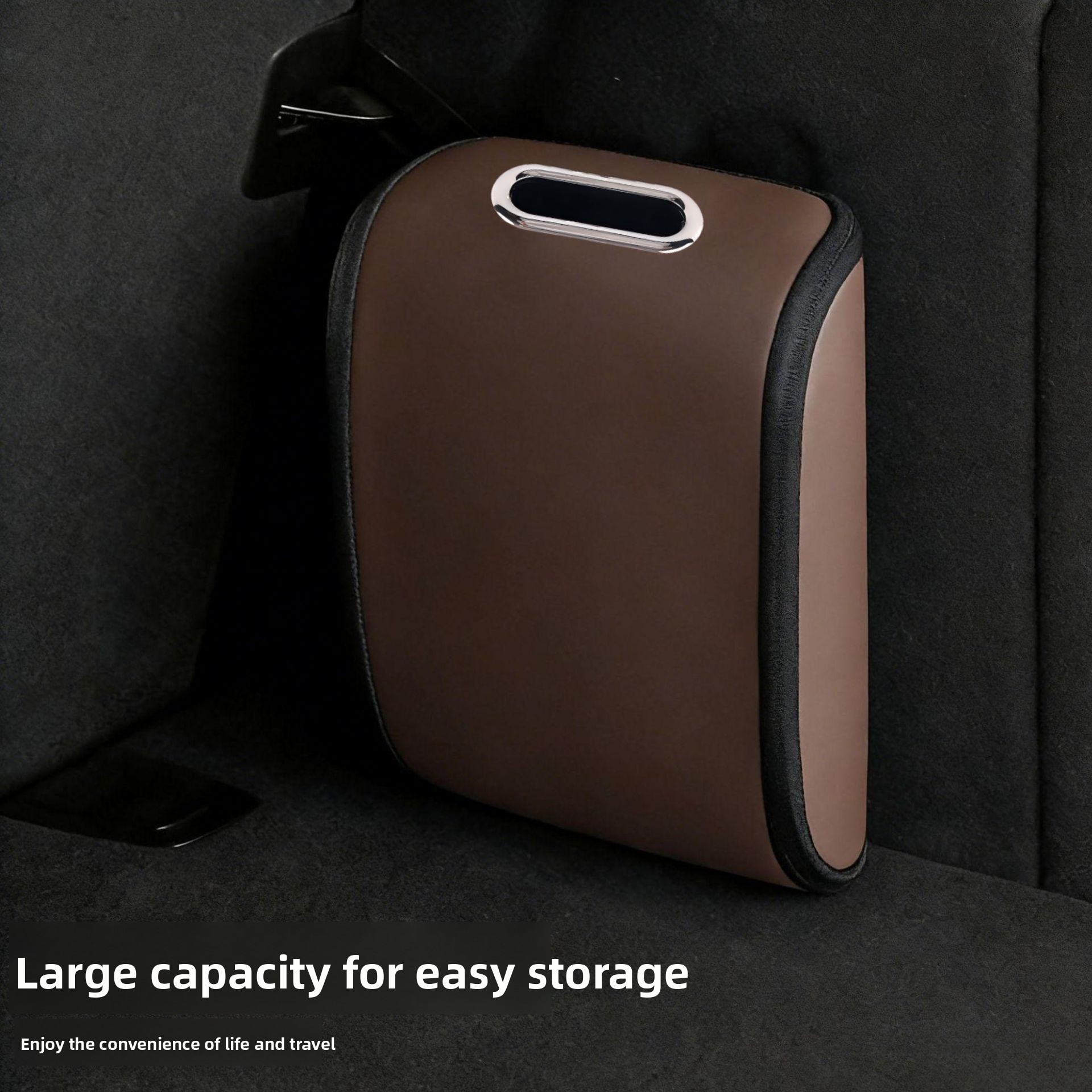 車のトランク用収納バッグ、PUレザー製、大容量、車載用後部座 - Car Trunk Organizer Foldable Storage Box のレビューと価格