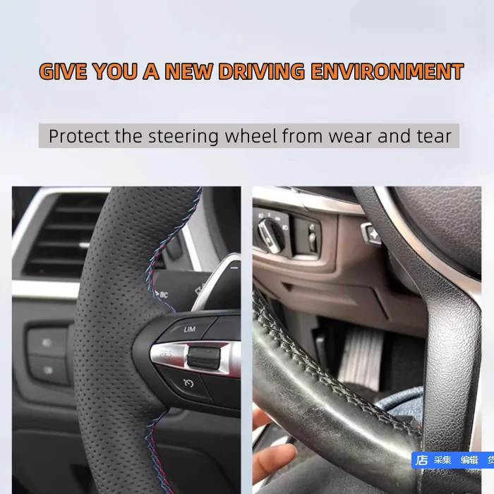 ジャガーXFL XE XJL F-PACE XKR用ハンドル - Car Steering Wheel Cover Anti Slip Breathable のレビューと価格