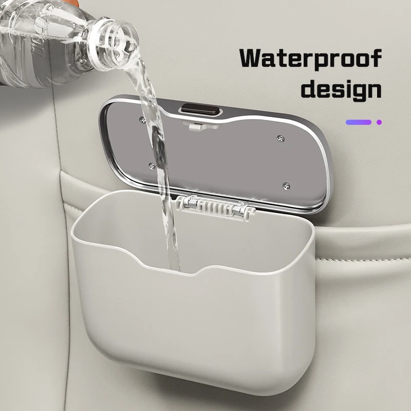 車用ゴミ箱、持ち運び可能、吊り下げ式、多機能、濡れたもの・乾 - Waterproof Car Trash Can With Lid のレビューと価格