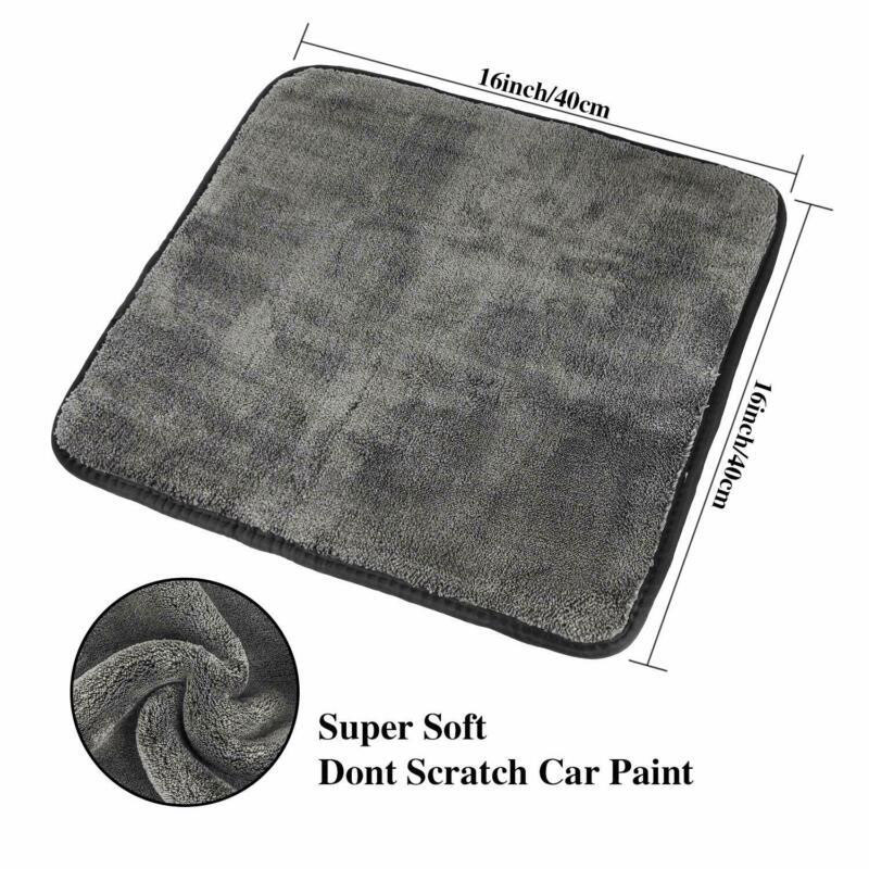 ナイロン-マイクロファイバーカーウォッシュタオル1200gs - Microfiber Car Drying Towel Super Absorbent のレビューと価格