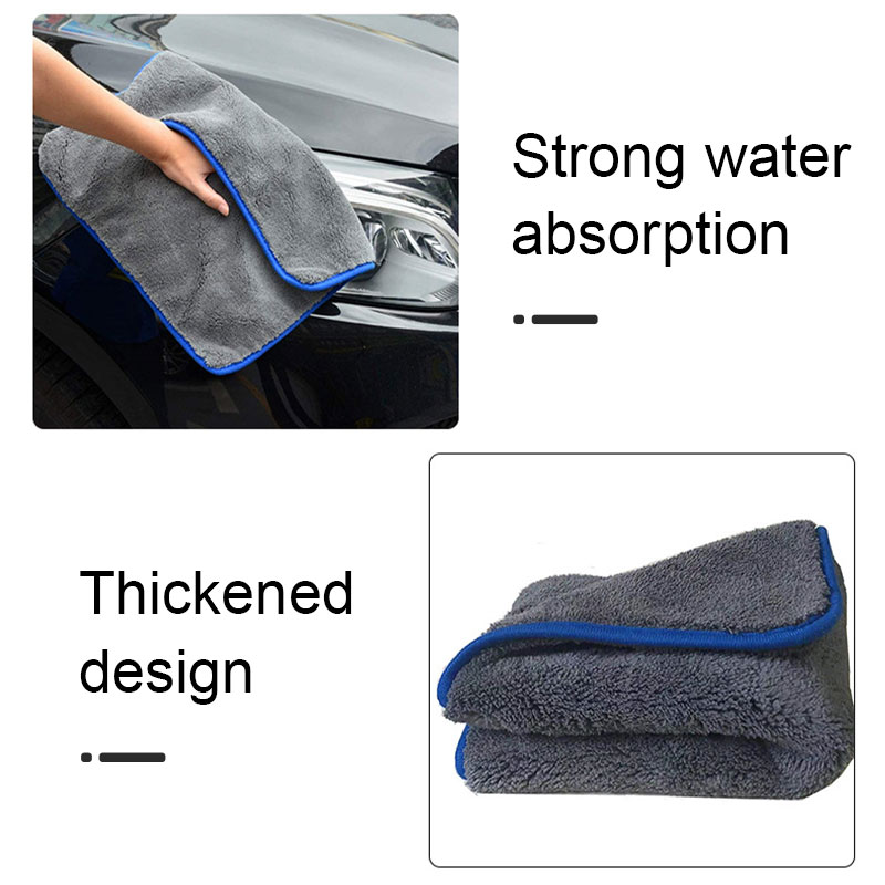 ナイロン-マイクロファイバーカーウォッシュタオル1200gs - Microfiber Car Drying Towel Super Absorbent のレビューと価格