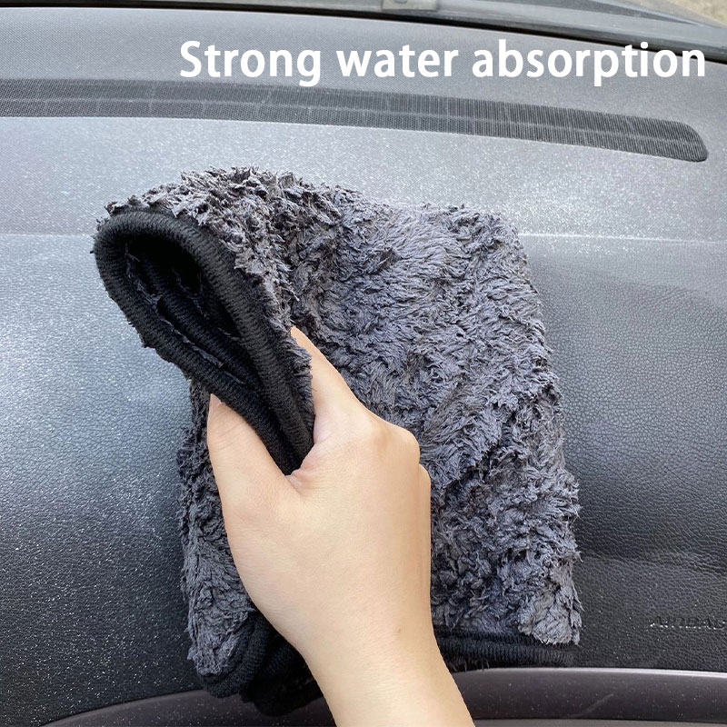 ナイロン-マイクロファイバーカーウォッシュタオル1200gs - Microfiber Car Drying Towel Super Absorbent のレビューと価格