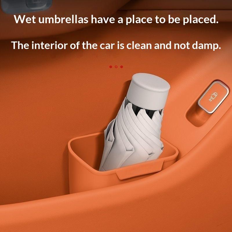 新しいシリコン製カードインドアカップホルダー収納ボックス、防 - Waterproof Car Trash Can With Lid のレビューと価格