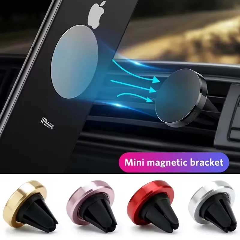 磁石式の車載用スマートフォンホルダー。エアコン吹き出し口に取 - Magnetic Phone Holder For Car Vent のレビューと価格