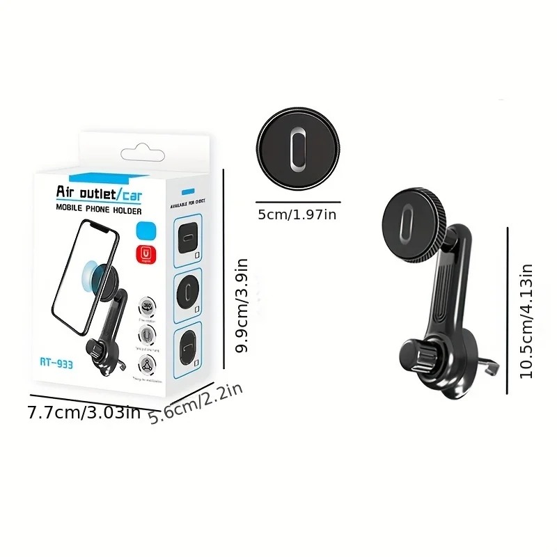Lcars 車載用マグネット式スマホホルダー、車載エアコン吹 - Magnetic Phone Holder For Car Vent のレビューと価格