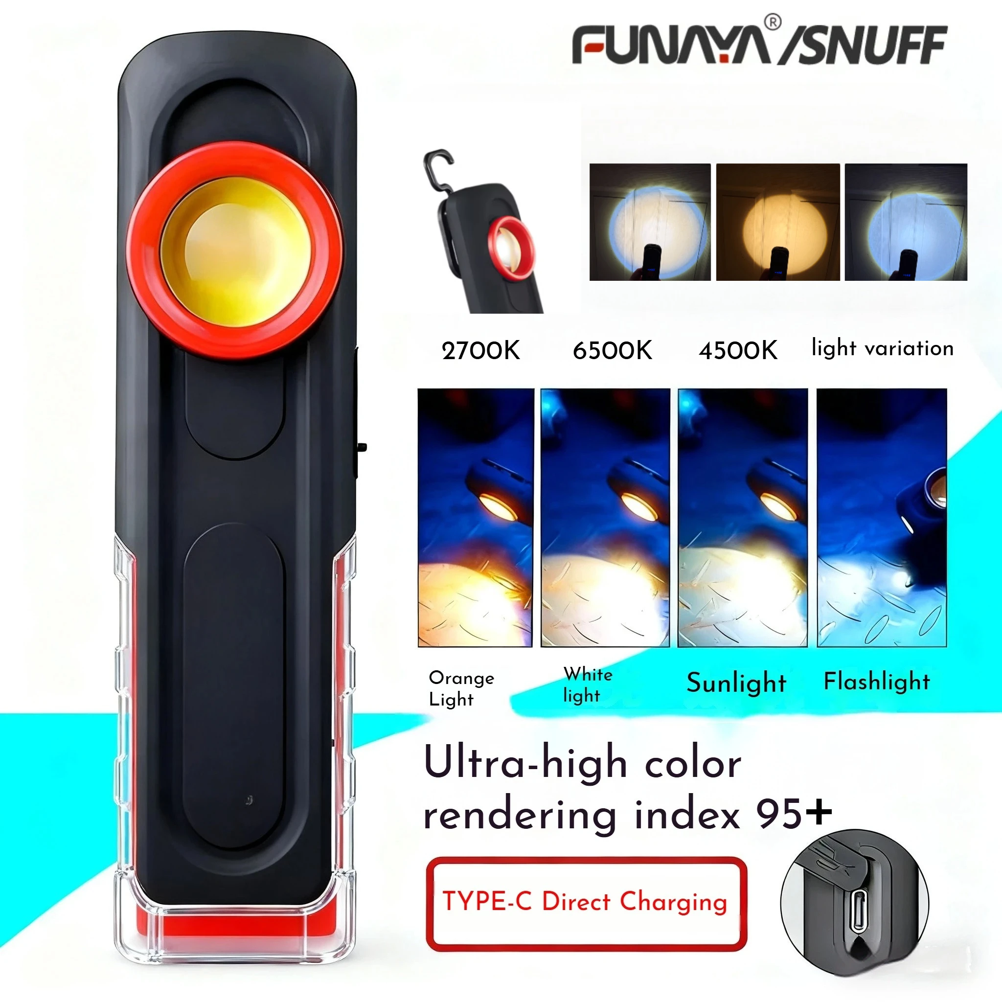 FUNAYA ポータブル懐中電灯 車体整備ツール 車塗装仕上 - Auto Repair Tools のレビューと価格