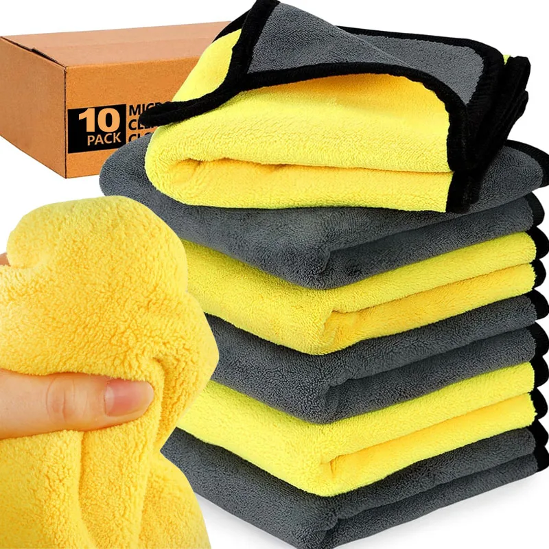 卸売 車用クリーニングタオル 厚手 マイクロファイバー ソフ - Microfiber Car Drying Towel Super Absorbent のレビューと価格