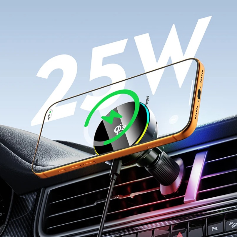 Qi2 25W マグネット式ワイヤレスカーチャージャーマウン - Wireless Car Charger Mount Fast Charging のレビューと価格