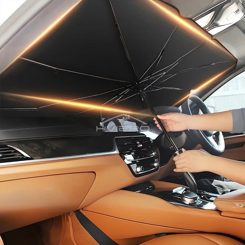 クリスマスプレゼントに最適な詰め物、持ち運び可能な車用フロン - Car Sunshade Windshield Umbrella Foldable のレビューと価格