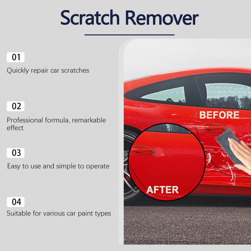 車の傷修理ペースト,ナノスパーキングクロス,傷除去剤,研磨ワ - Car Scratch Repair Polishing Wax Paste のレビューと価格