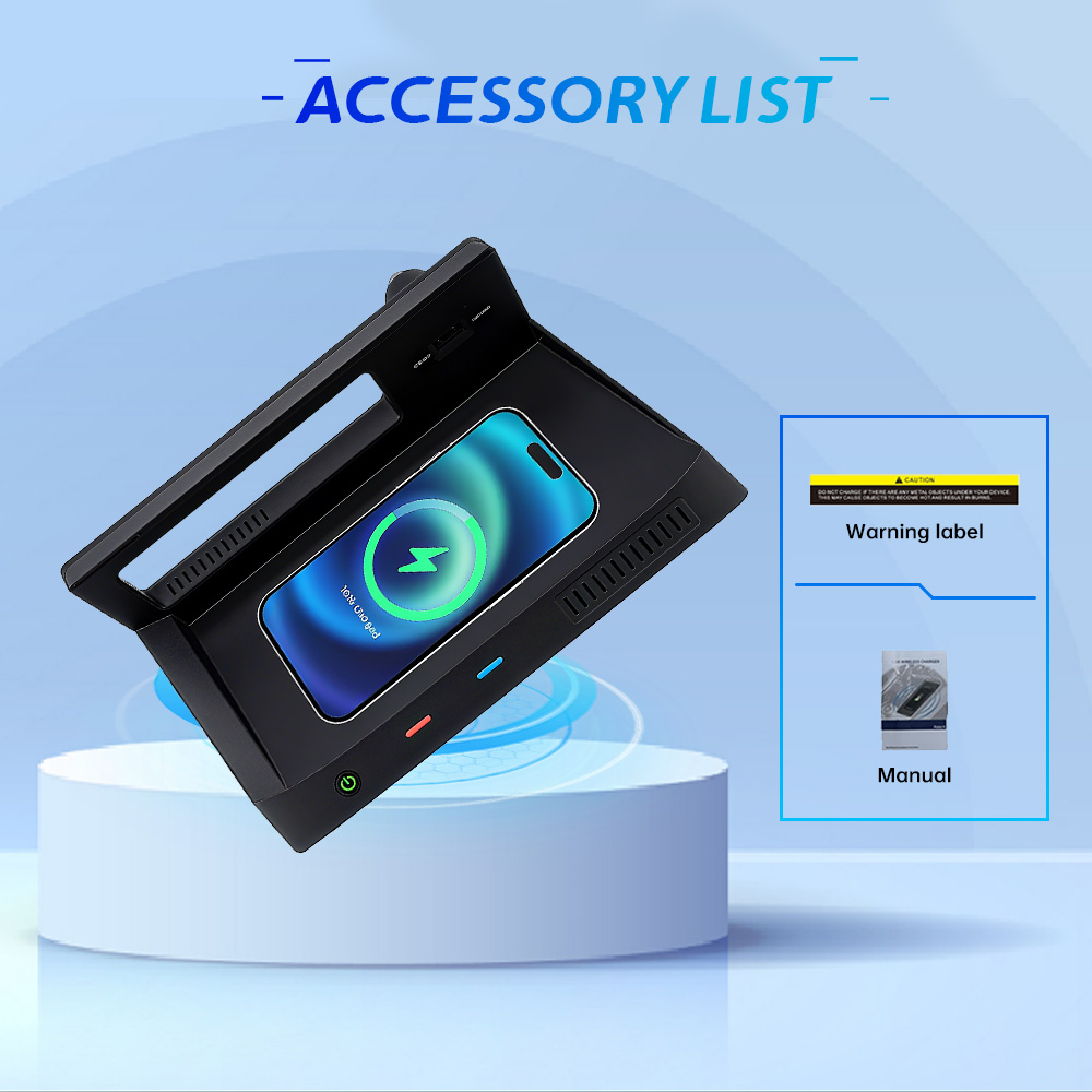 フォルクスワーゲン・ティグアン（2017年～2024年式）用 - Wireless Car Charger Mount Fast Charging のレビューと価格
