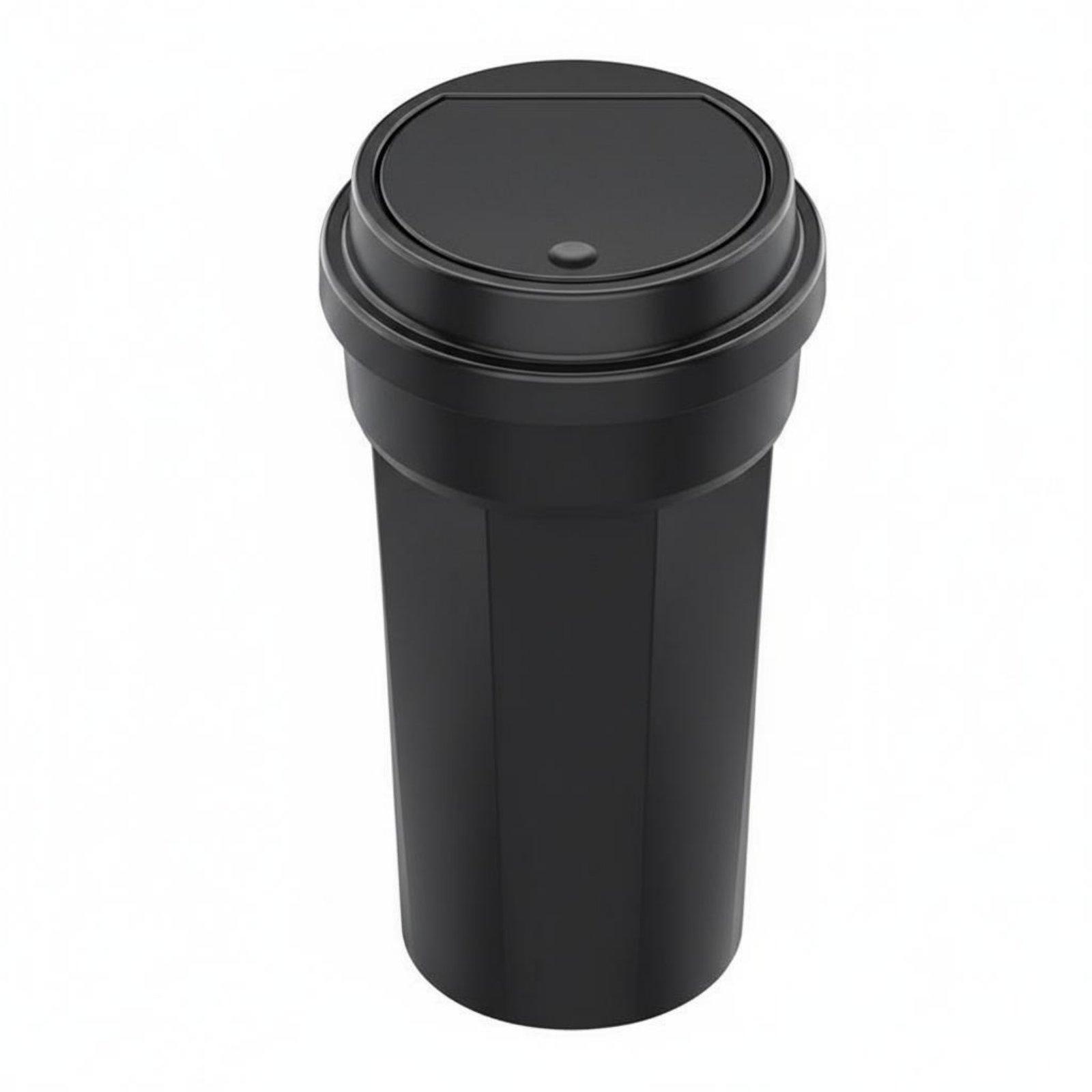 車載用ゴミ箱、蓋付き、小型ABS製、カップホルダーに収納可能 - Waterproof Car Trash Can With Lid のレビューと価格
