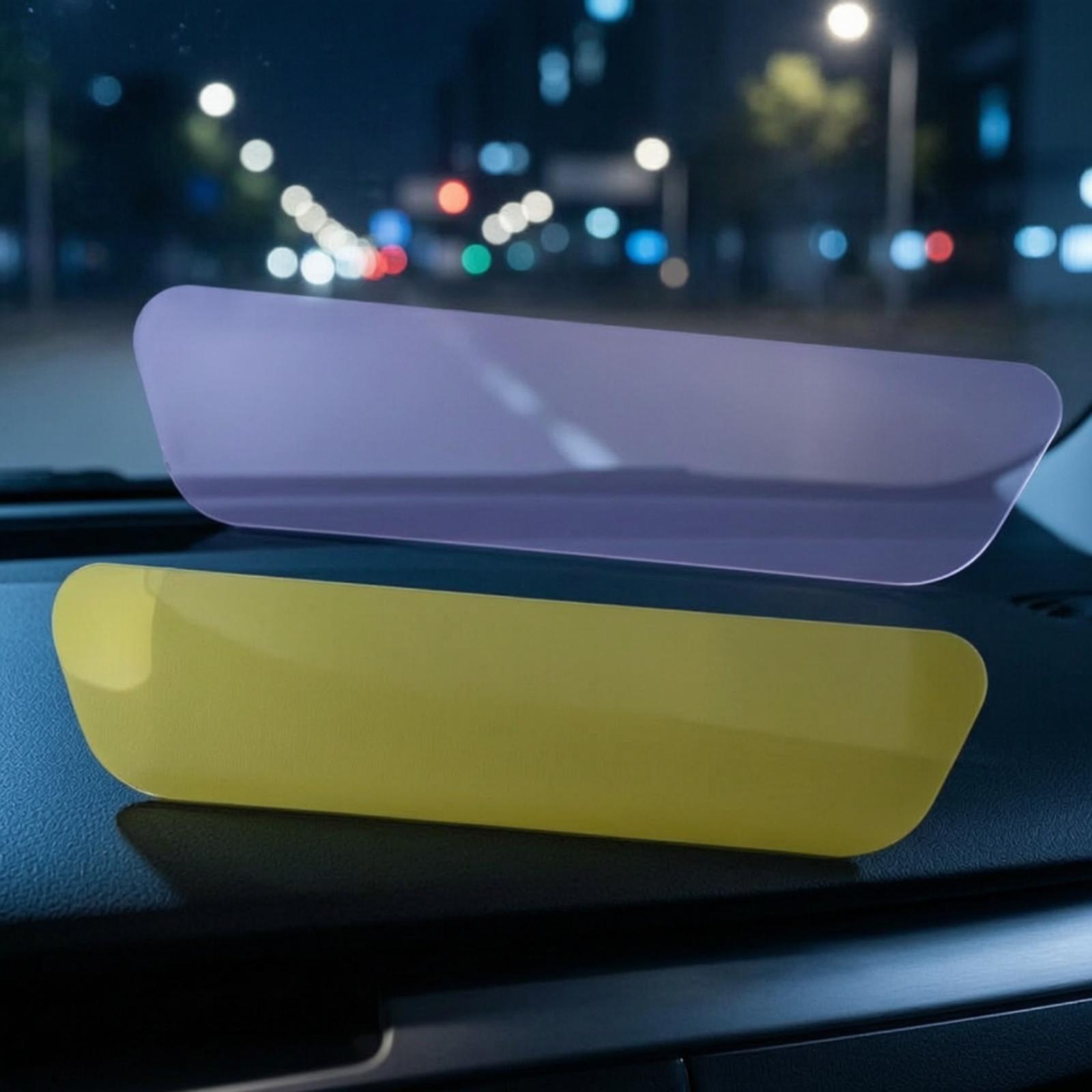 車用リアビューミラー用、光沢を抑えるPET素材の安全バイザー - Anti Glare Car Rearview Mirror Film のレビューと価格