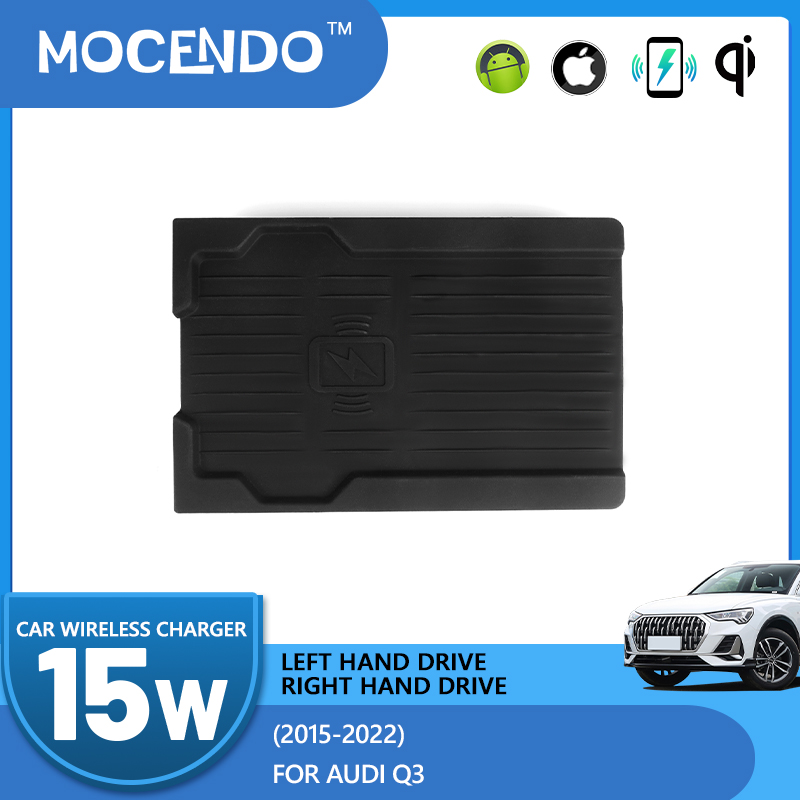 ワイヤレスカーチャージャー 15W 急速充電パッド アウディ - Wireless Car Charger Mount Fast Charging のレビューと価格