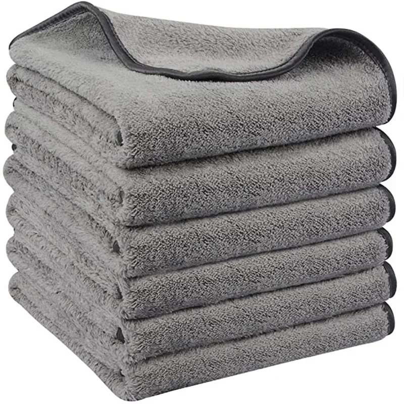 車のマイクロファイバータオルクリーニングディテールクロスオー - Microfiber Car Drying Towel Super Absorbent のレビューと価格