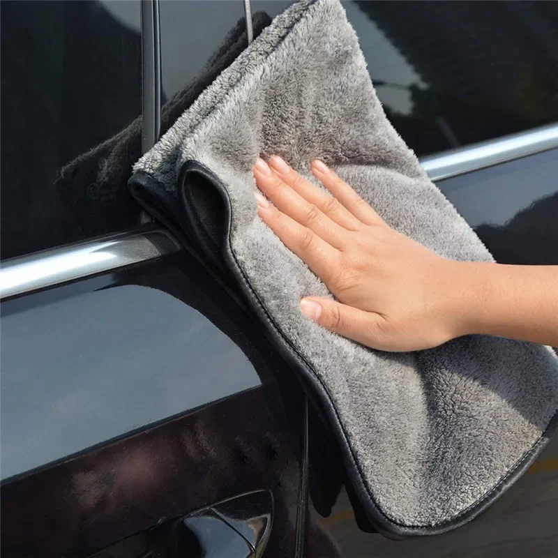 車のマイクロファイバータオルクリーニングディテールクロスオー - Microfiber Car Drying Towel Super Absorbent のレビューと価格