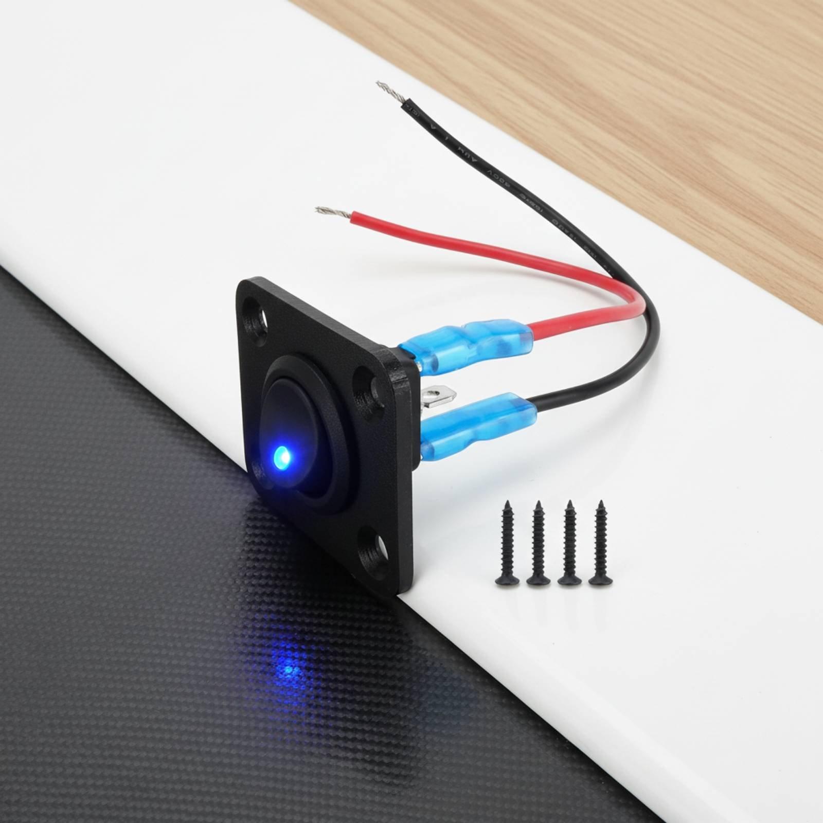 12V 24V 電子スイッチパネル コンパクトロッカースイッ - Car Electronics のレビューと価格