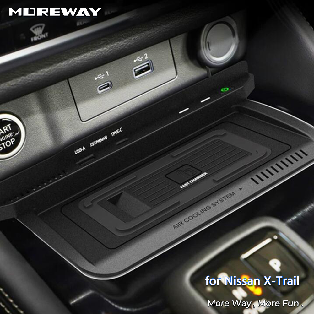 日産エクストレイルT33 2021-2025用車載ワイヤレス - Wireless Car Charger Mount Fast Charging のレビューと価格