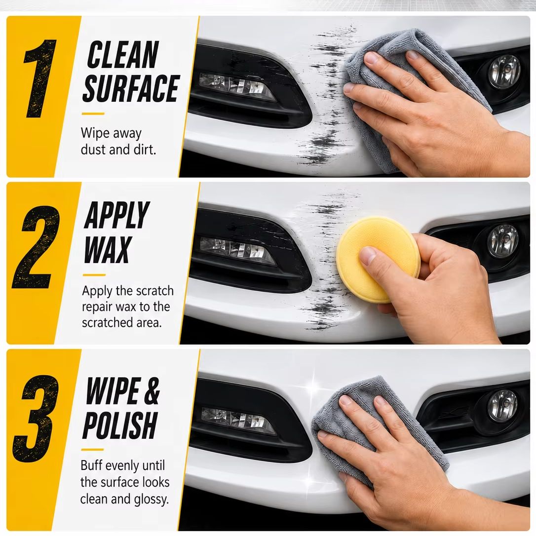 自動車塗料メンテナンス用傷修復ワックス 車磨きペースト 軽い - Car Scratch Repair Polishing Wax Paste のレビューと価格