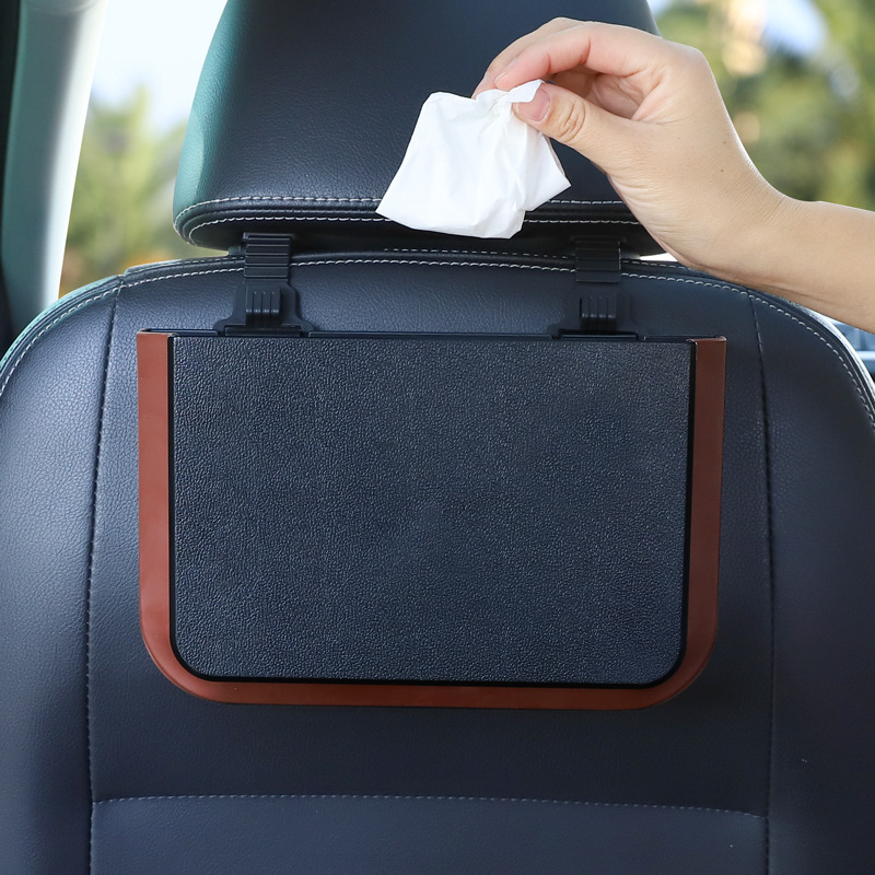 多機能ポータブル折りたたみ式ゴミ箱,車のゴミ袋,クリップ付き - Waterproof Car Trash Can With Lid のレビューと価格